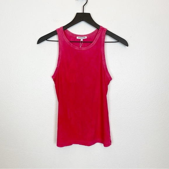 Cotton Citizen Standard Tank in Vintage Fuchsia - Picture 6 of 10